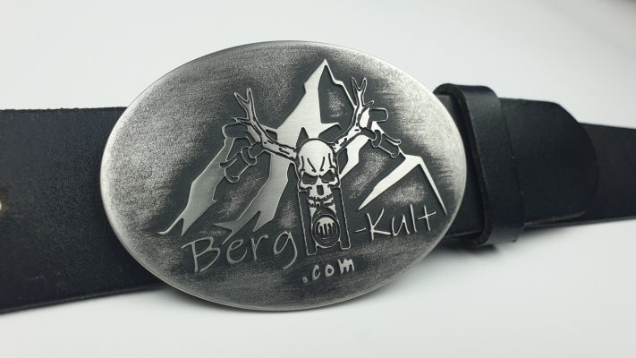 Edelstahl Grtelschnalle Stempelfrsung Vintage Look